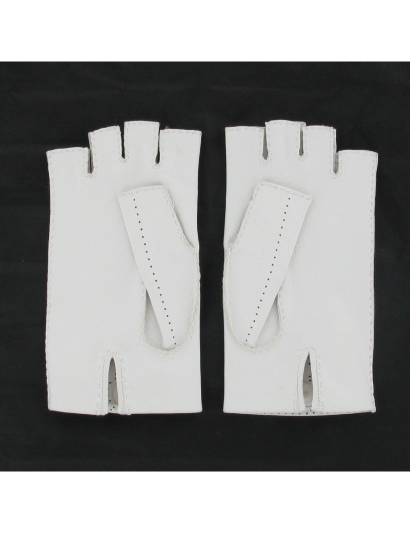 Mitaines en agneau perforé HERMES