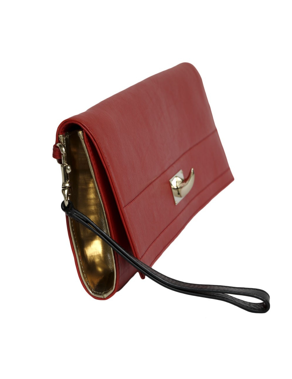 GIVENCHY red leather pouch