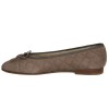 CHANEL T 40 padded suede ballerinas