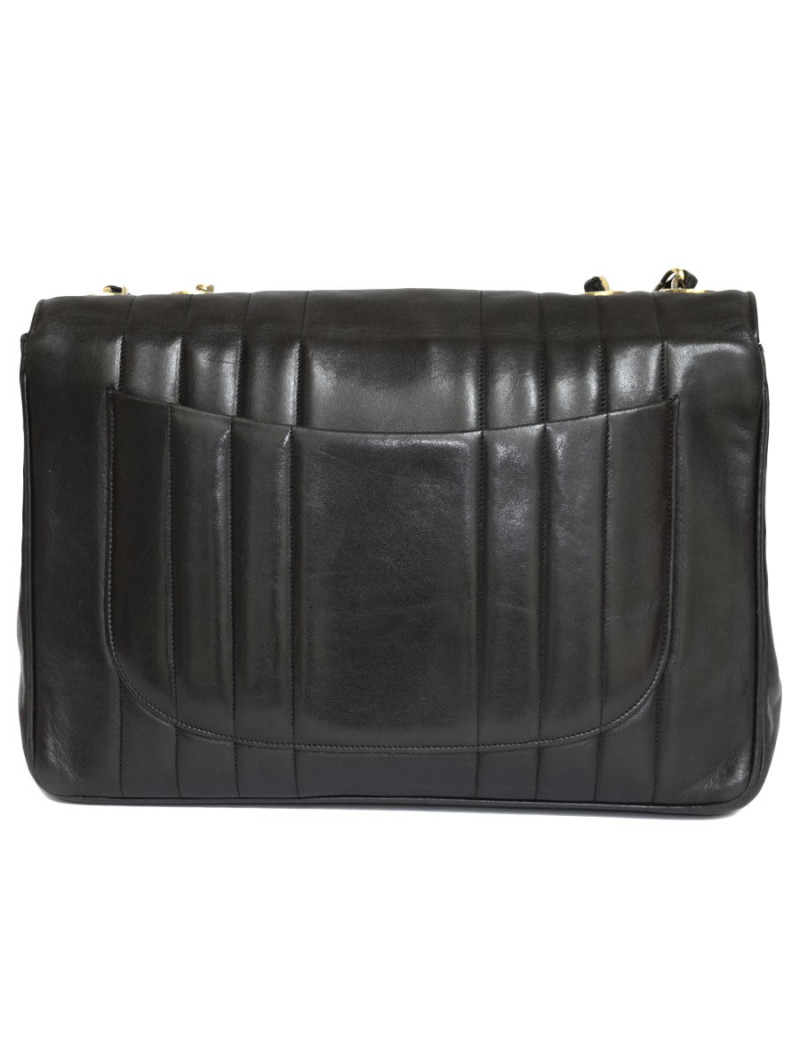 Sac maxi jumbo CHANEL Vintage marron