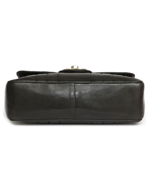 CHANEL Vintage Jumbo Brown