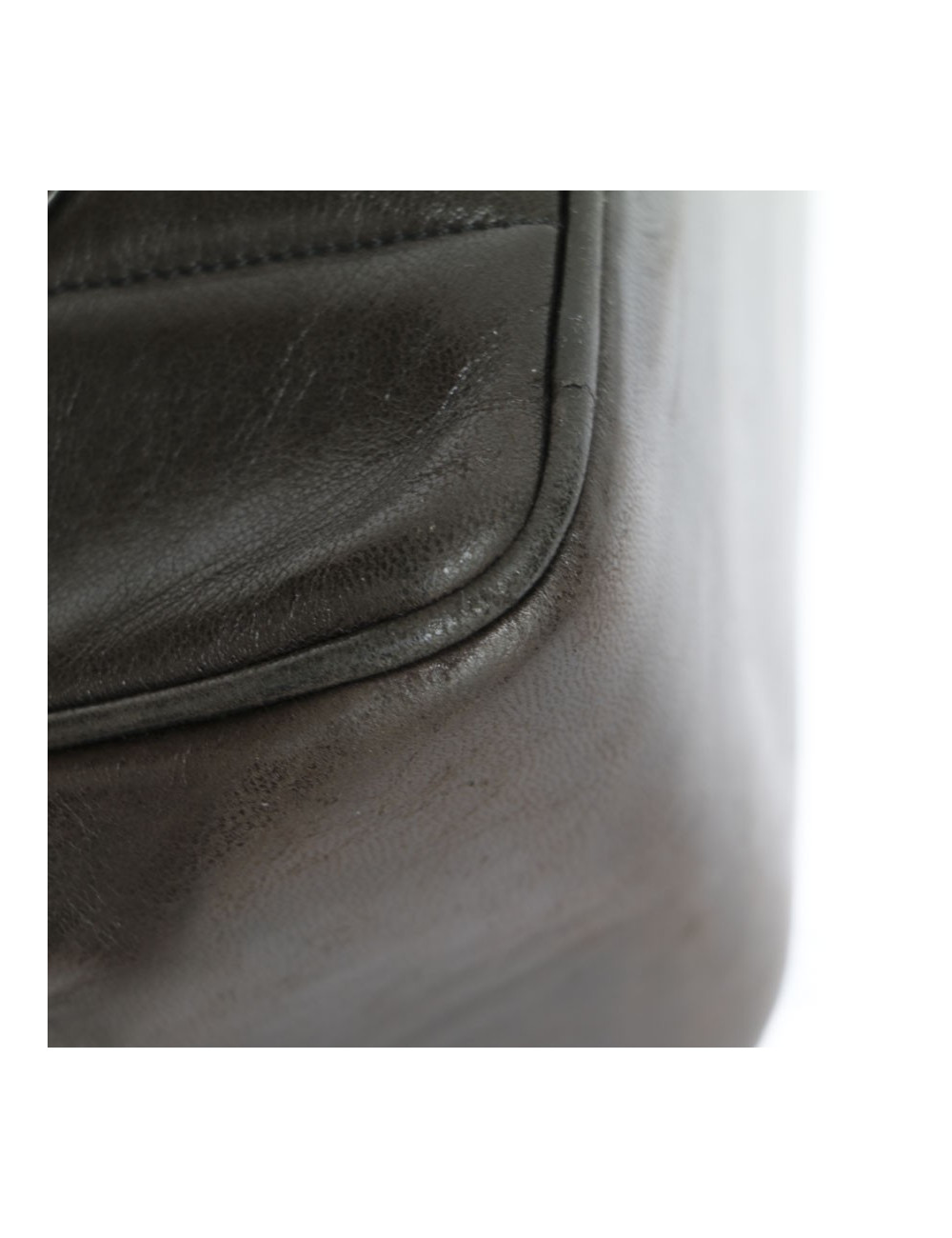 CHANEL Vintage Jumbo Brown