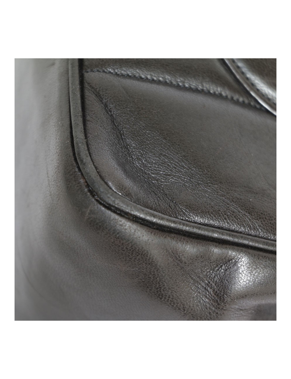 CHANEL Vintage Jumbo Brown