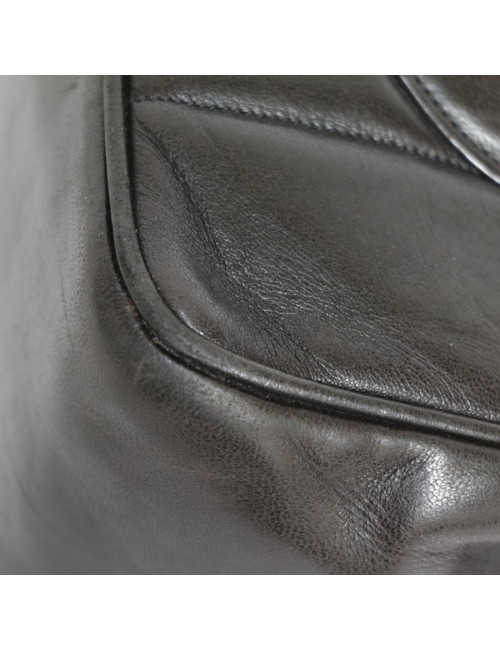 CHANEL Vintage Jumbo Brown