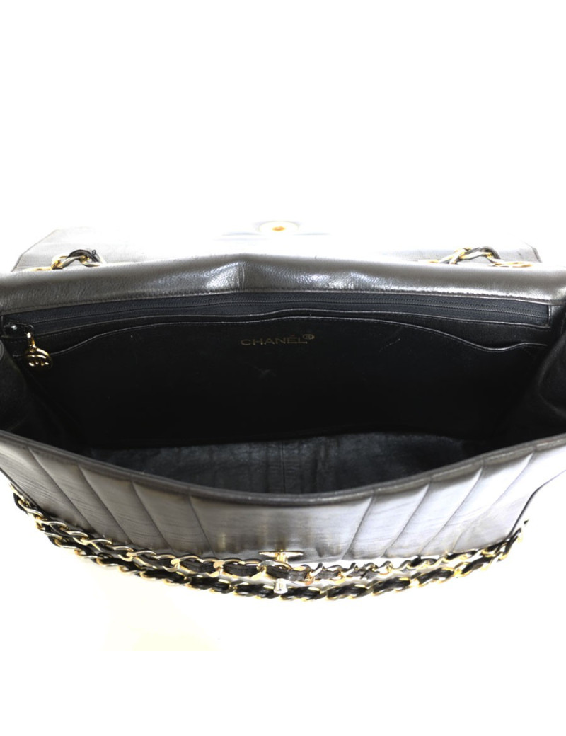 Sac maxi jumbo CHANEL Vintage marron