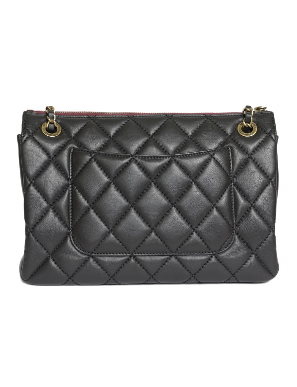 Sac CHANEL cuir matelassé noir