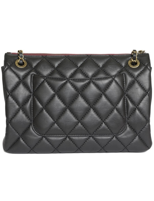 Sac CHANEL cuir matelassé noir