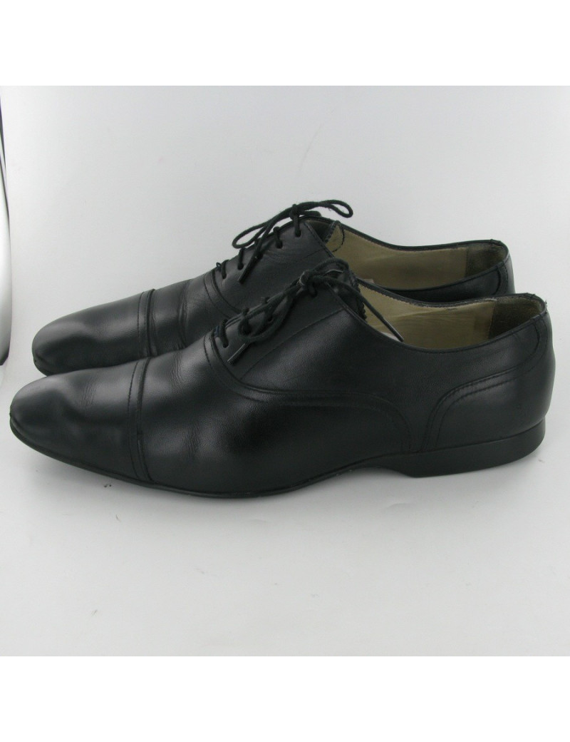 Derbys en cuir noir PAUL SMITH