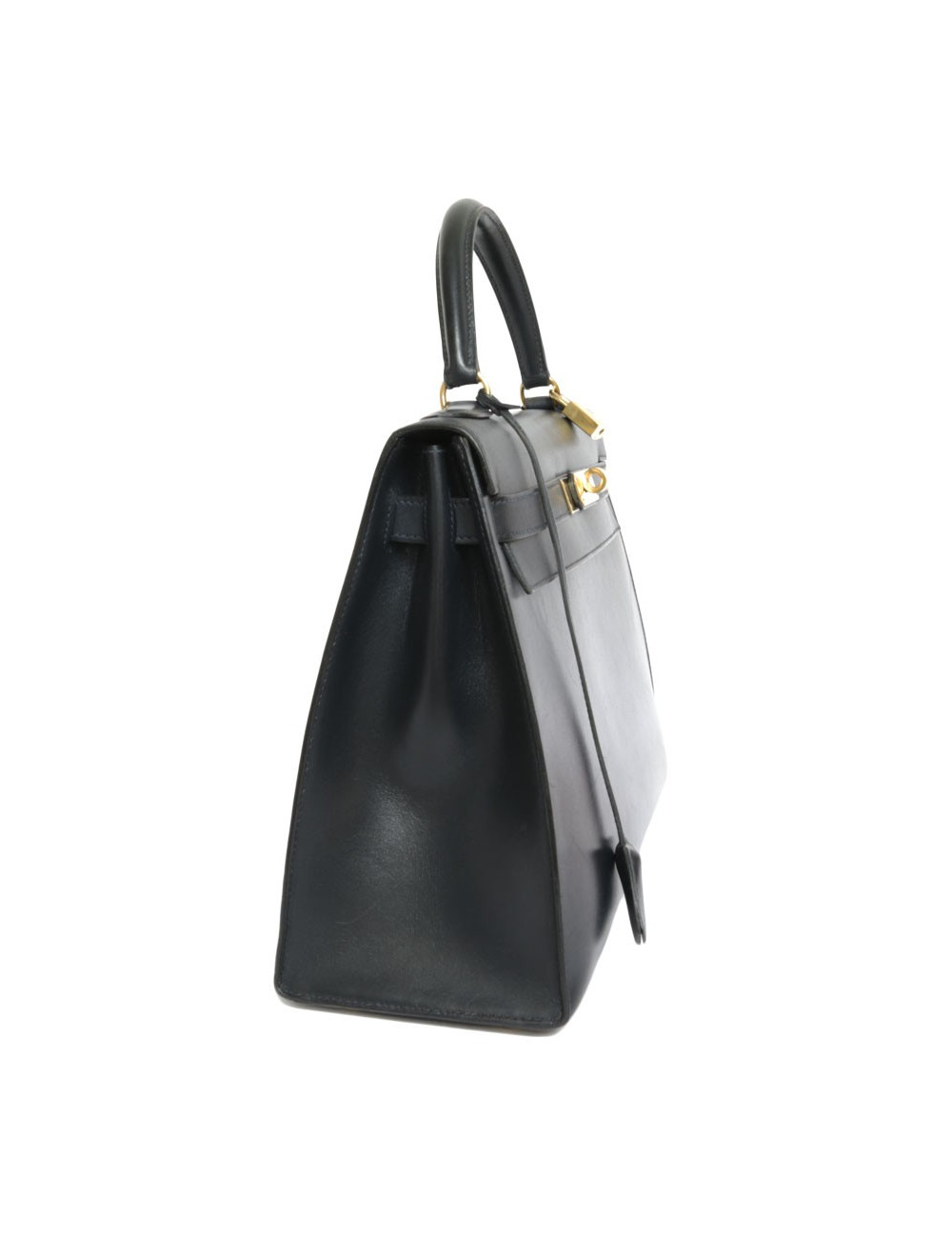 Kelly 32 HERMES leather blue box night