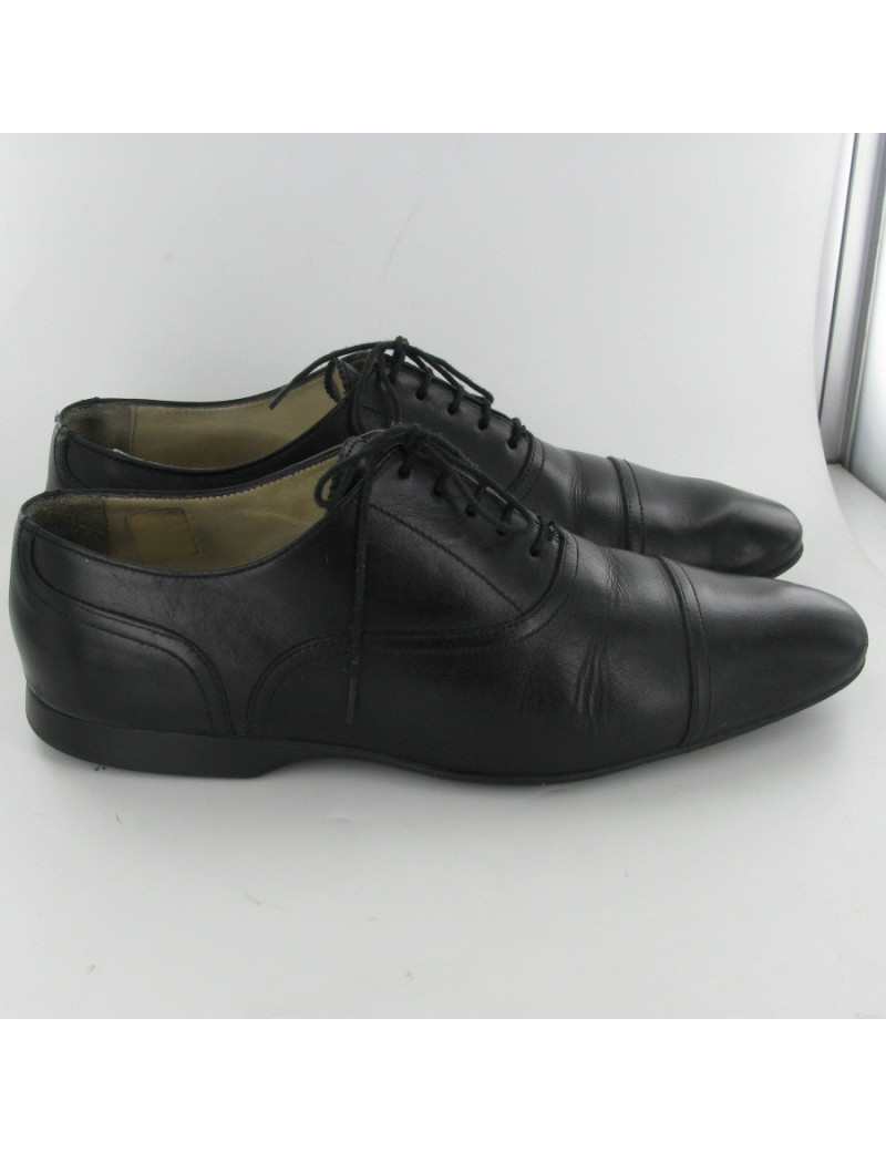 Derbys en cuir noir PAUL SMITH