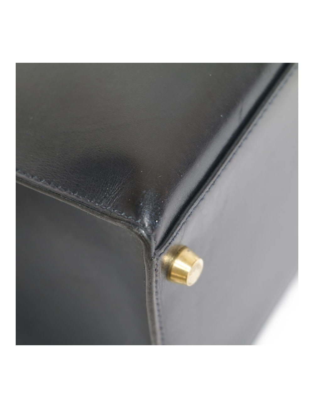 Kelly 32 HERMES leather blue box night