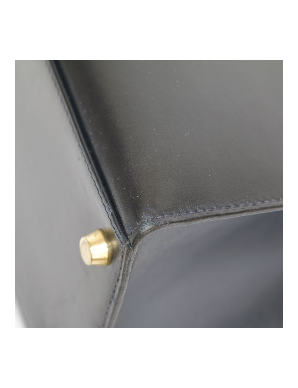 Kelly 32 HERMES leather blue box night