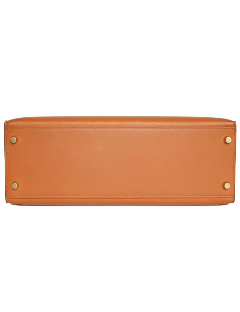 Kelly 32 HERMES leather fire orange box