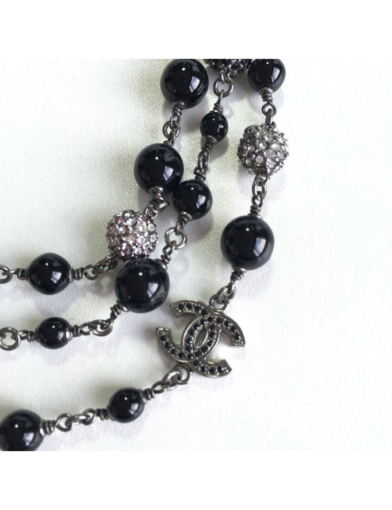Collier CHANEL triple rangs
