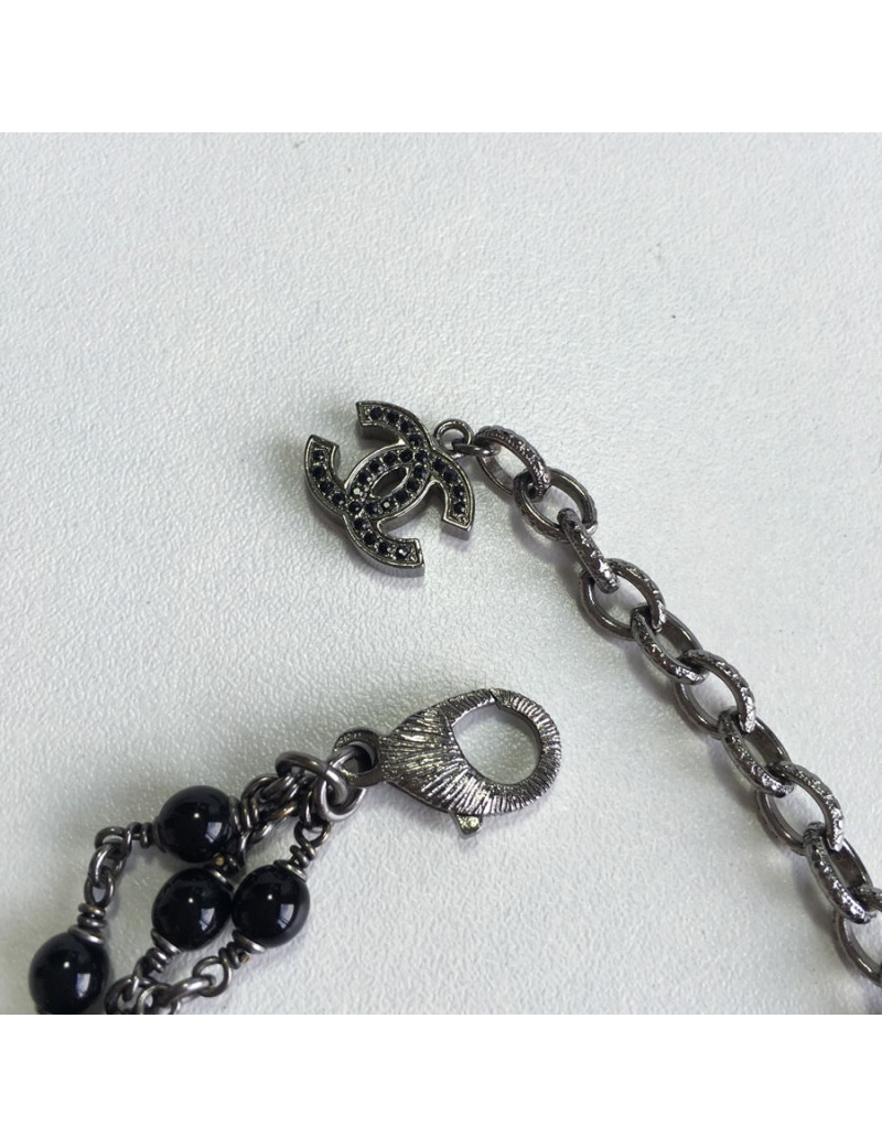 Collier CHANEL triple rangs