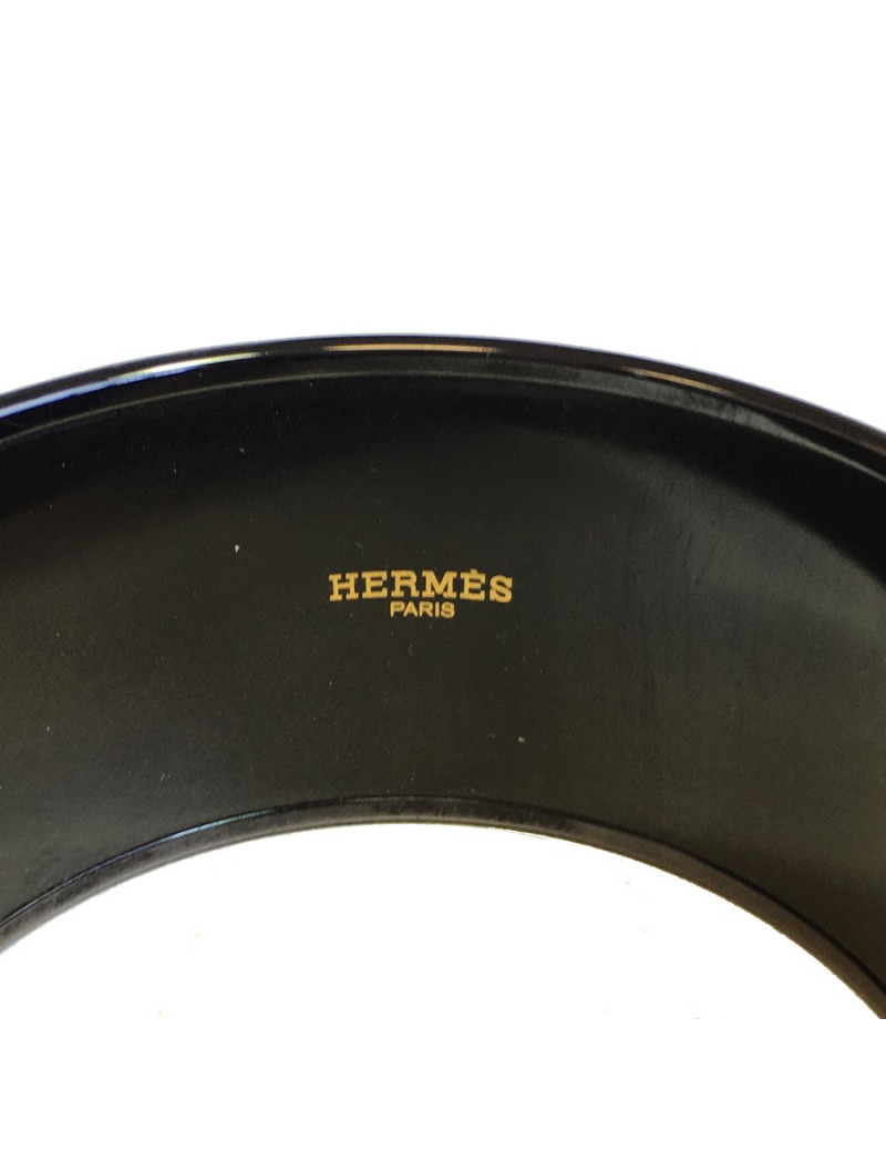 Bracelet HERMES MM en émail surteint motif chaine d'ancre