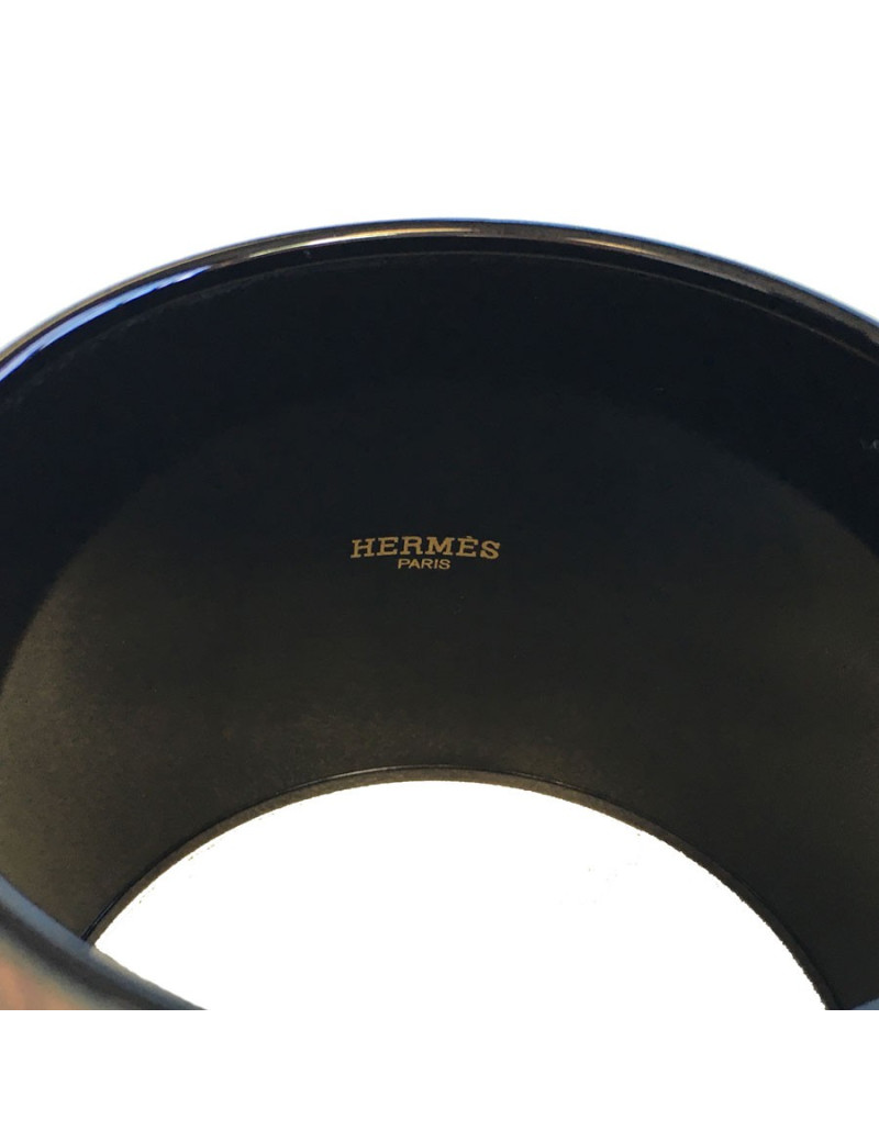 Bracelet  HERMES GM "Point d'orgue" en émail multicolore