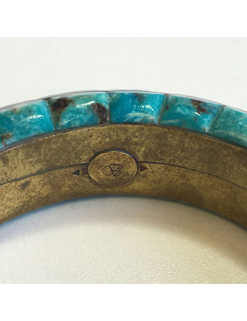 Bracelets autres marques en turquoise et pierre noire