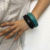 Bracelets other brands in turquoise and black stone