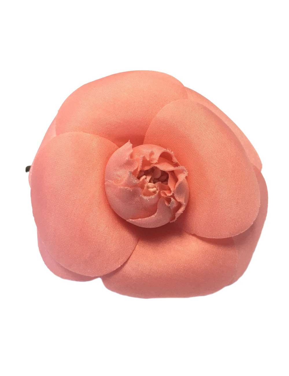 Broche CHANEL rose en soie