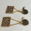 Clips CHANEL couture and collector gold earrings
