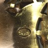 CHANEL cuff in gold metal and multicolor rhinestones