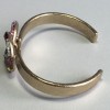 CHANEL bracelet gold gold metal pale and CC set with Rhinestones