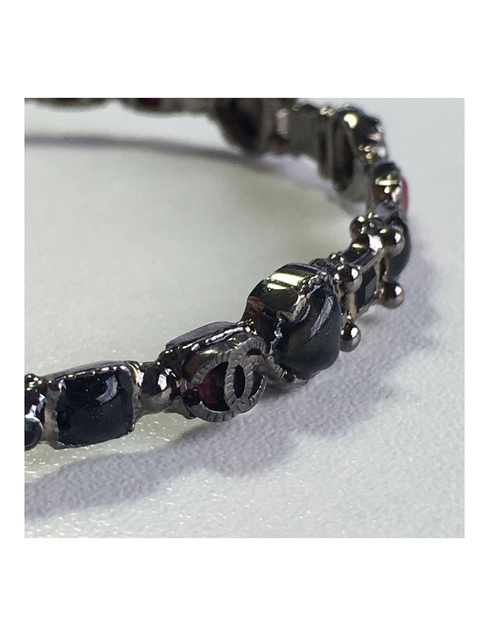 Bracelet CHANEL  fushia et noir