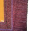 CHANEL fringed shawl in multicolored wool and silk