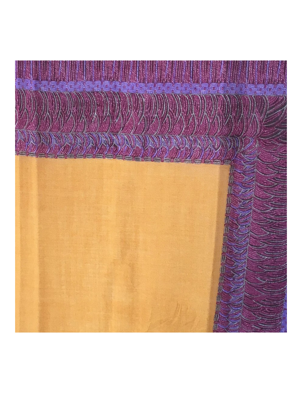 Châle CHANEL en laine et soie multicolore