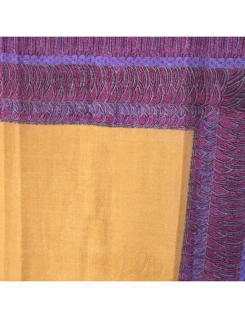 Châle CHANEL en laine et soie multicolore