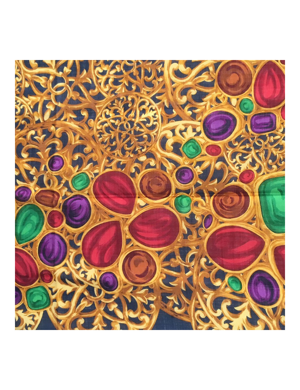 Grey blue in wool and silk CHANEL shawl