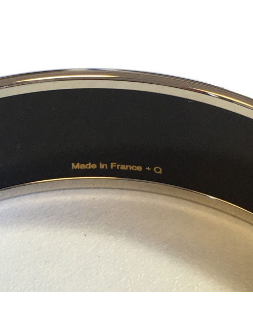 Bracelet HERMES PM en émail multicolore finition palladié