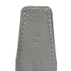 HERMES leather grey reversible T 78 gold buckle belt