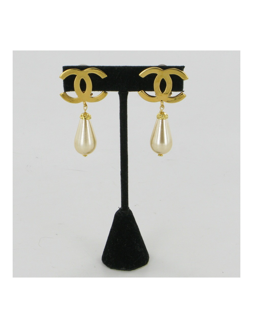 Clips CC dorés CHANEL