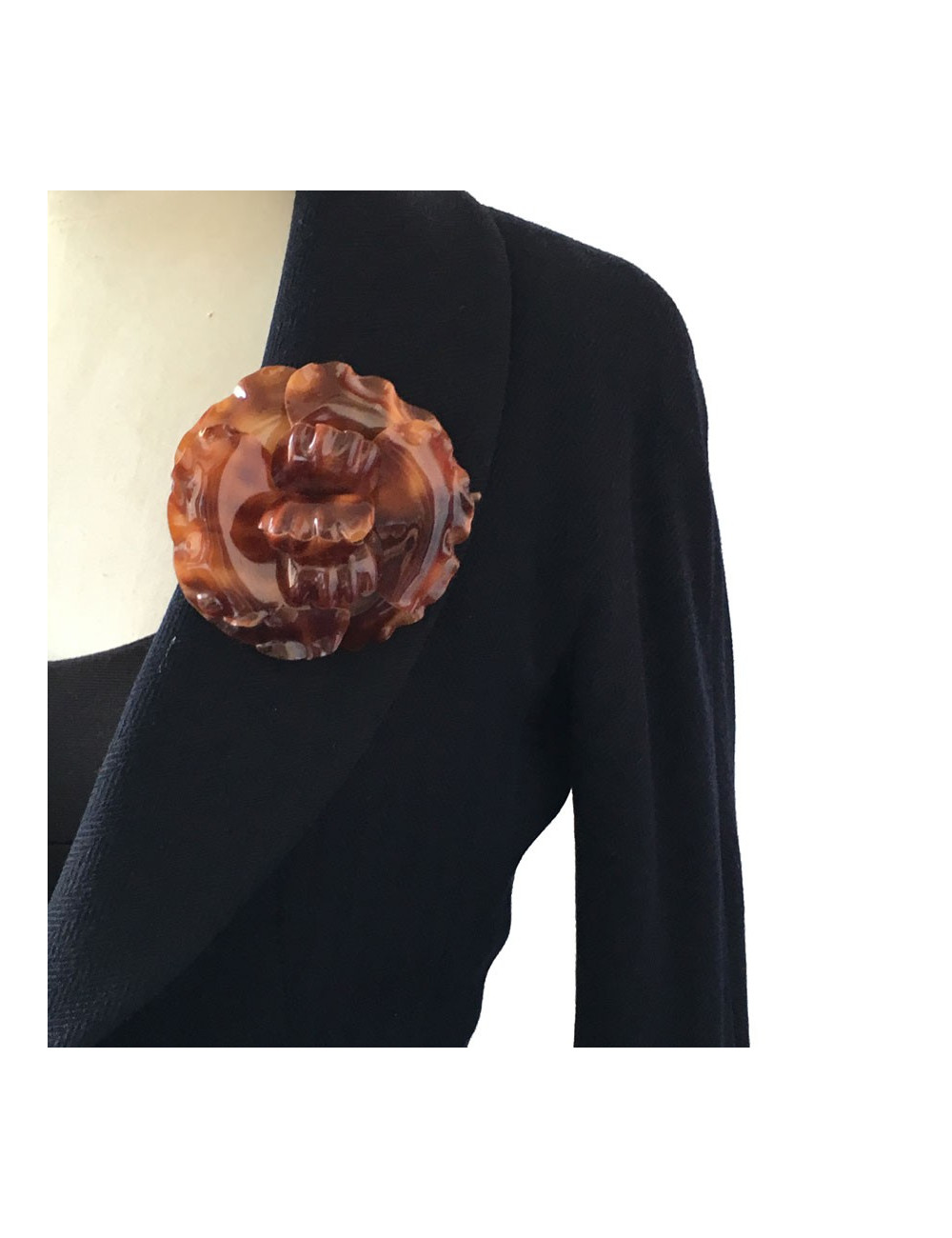 PIN CHANEL way Brown tortoiseshell