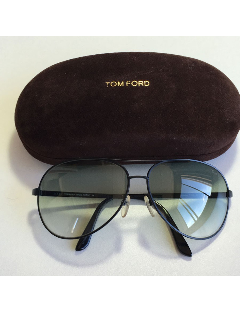 Lunettes de soleil TOM FORD aviateur noires