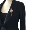 PIN Christian DIOR heart pink with bright