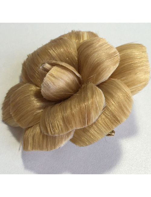 Broche CHANEL camélia blond