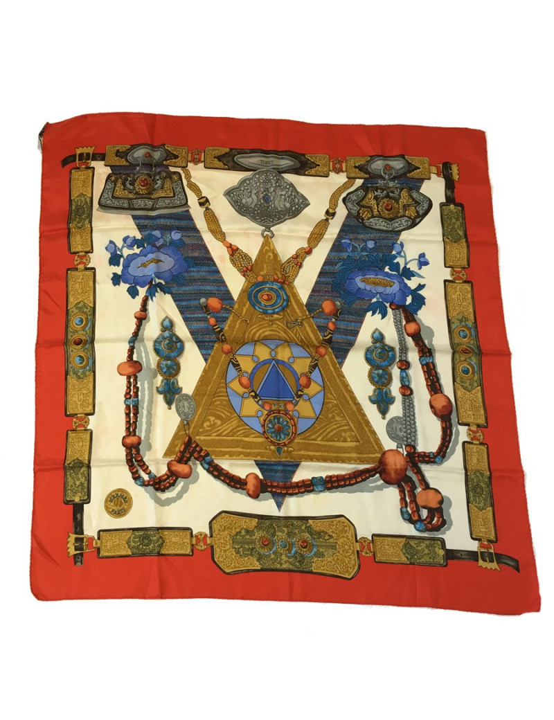 Carré HERMES  soie  Vintage