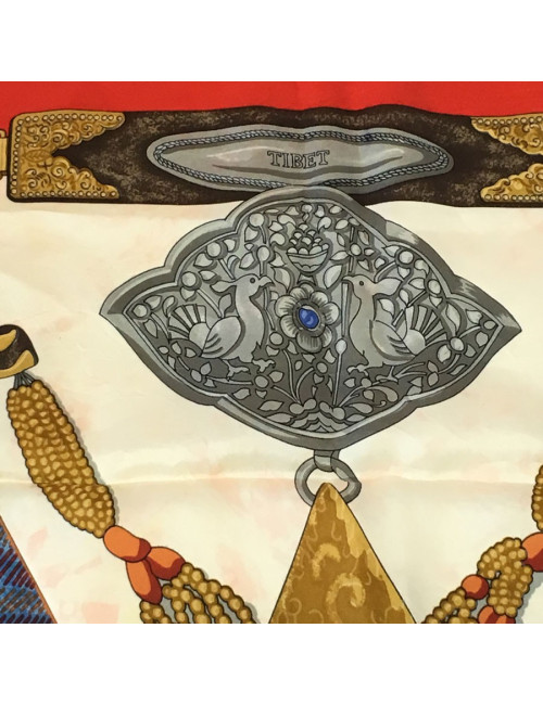 Carré HERMES  soie  Vintage