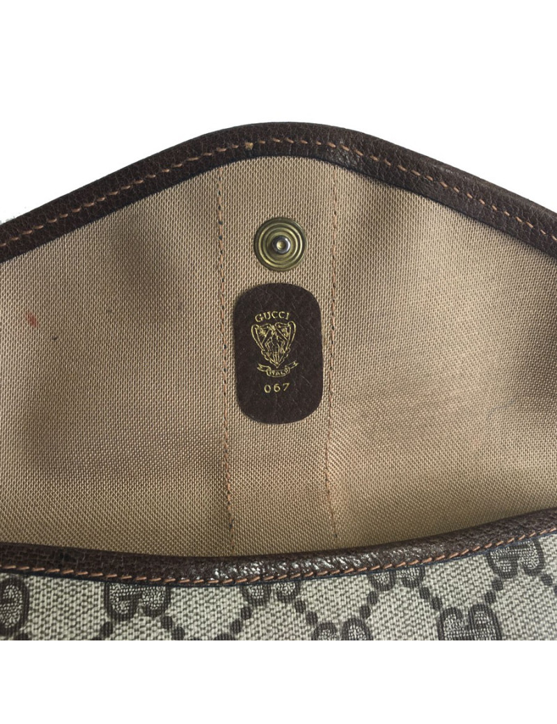 Pochette GUCCI vintage en toile monogram