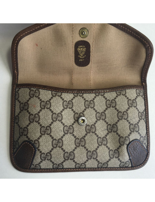 Pochette GUCCI vintage en toile monogram