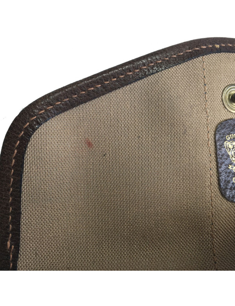 Pochette GUCCI vintage en toile monogram