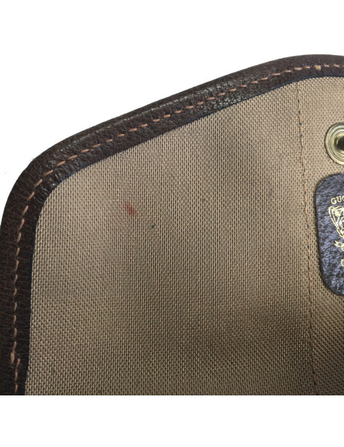 Pochette GUCCI vintage en toile monogram