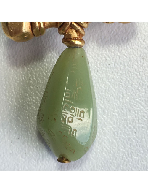 Jean-Louis SCHERRER clips dangling earrings