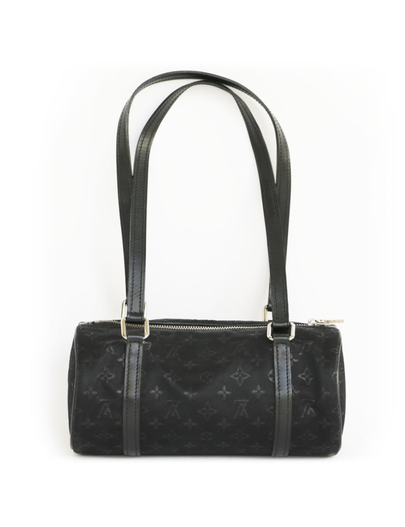 LOUIS VUITTON mini bag in black monogram satin