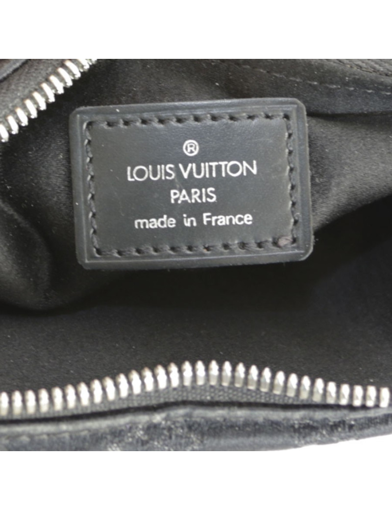 LOUIS VUITTON mini bag in black monogram satin