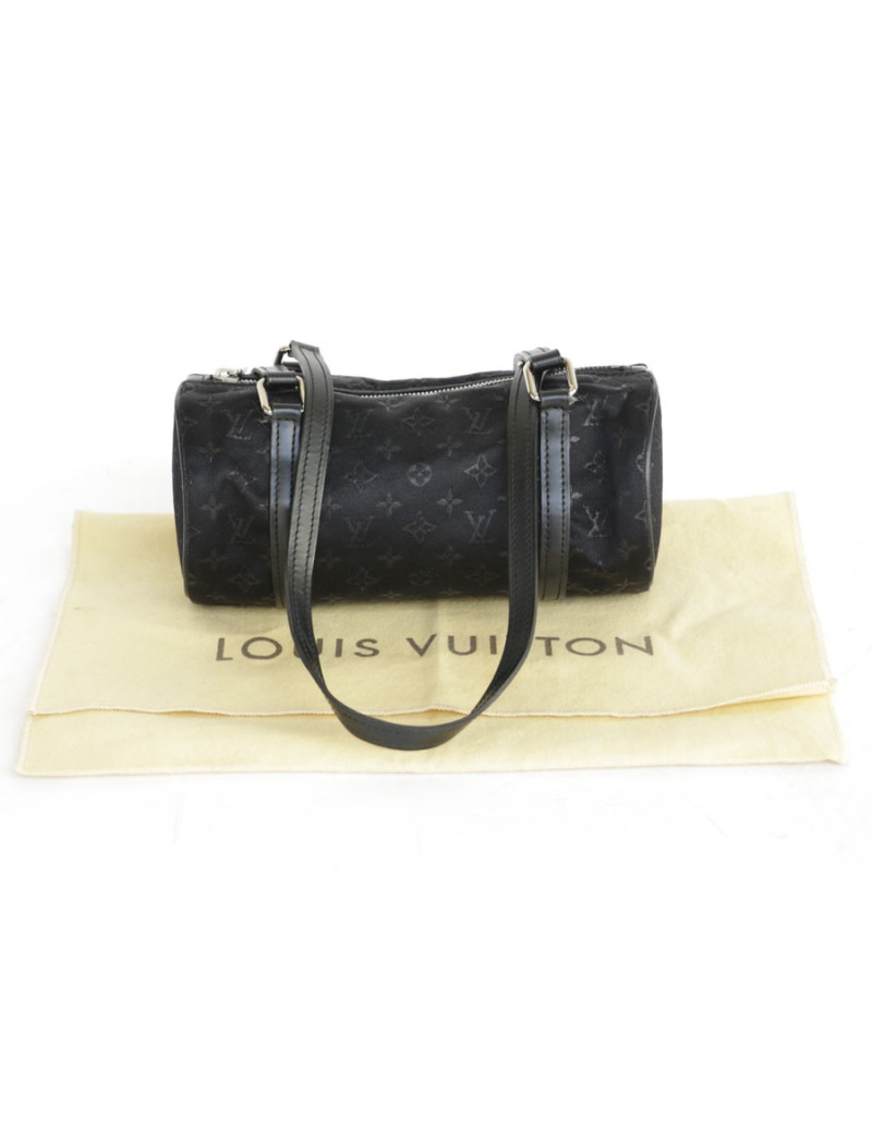 LOUIS VUITTON mini bag in black monogram satin