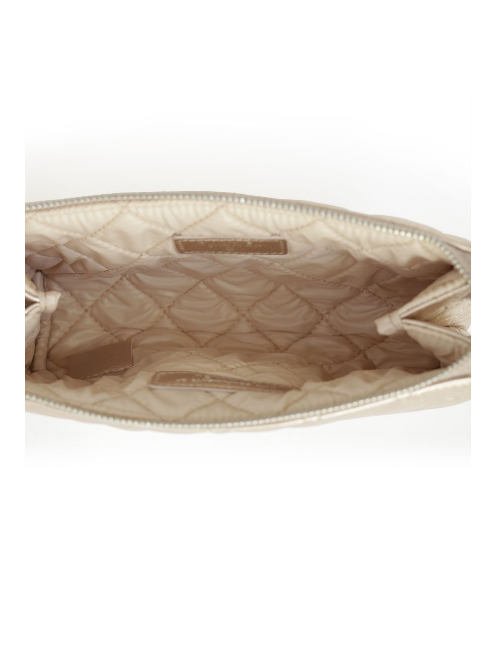 CHANEL shiny powder pink quilted leather wallet